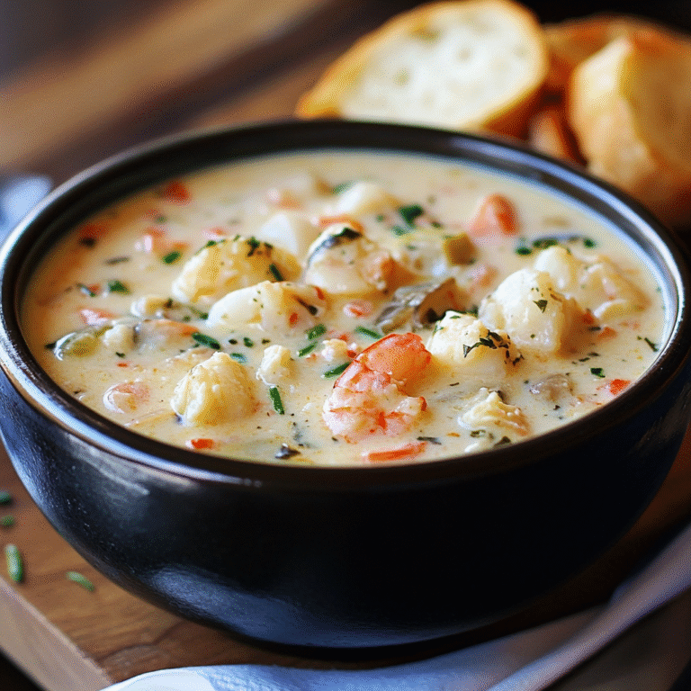 recipe for seafood chowder soup​