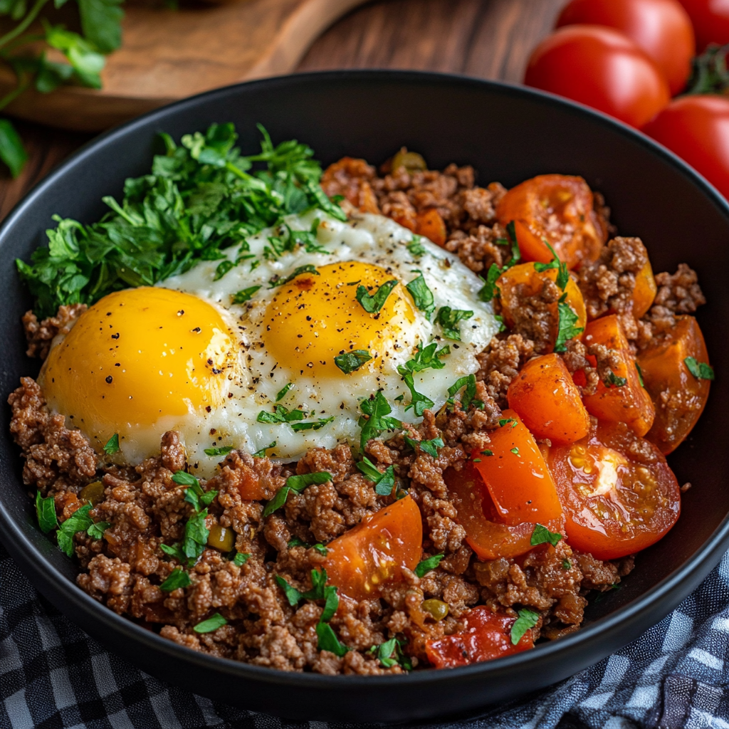 minced beef breakfast recipe​